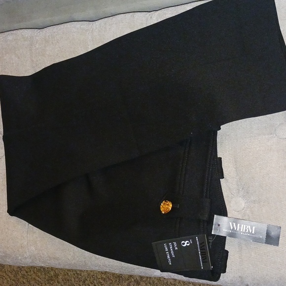 WHBM Jolie Button Straight Lux Pants - Picture 11 of 12